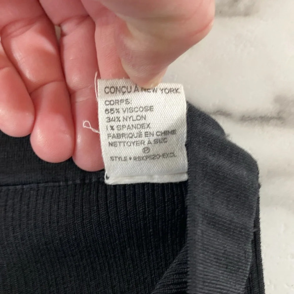 Intermix Leggings Womens Size Small Black Casual Stretch‎ Ankle Zip High Waisted - Picture 8 of 11